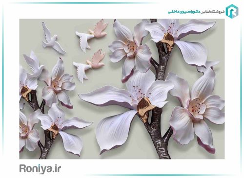 پوستر گل برجسته 3DF-316 5 پوستر گل برجسته 3DF-316
