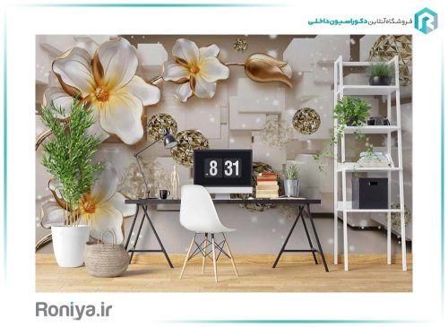 پوستر گل برجسته 3DF-317 3 پوستر گل برجسته 3DF-317
