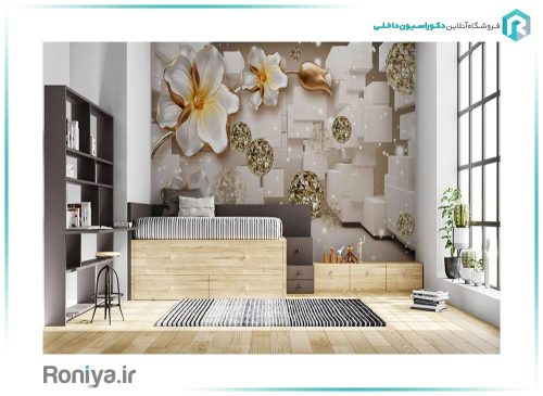 پوستر گل برجسته 3DF-317 2 پوستر گل برجسته 3DF-317