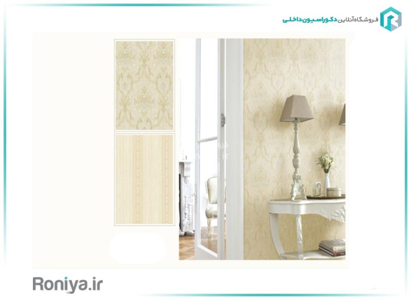 کاغذ دیواری طرح دار کلاسیک کد 99033 3 کاغذ دیواری طرح دار کلاسیک کد 99033