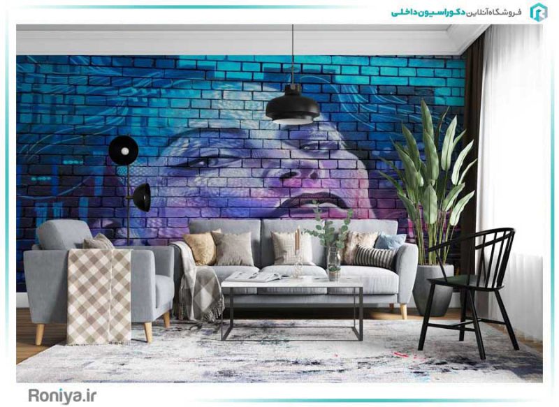 پوستر دیواری فشن طرح آجر کد FS-020 3 پوستر دیواری فشن طرح آجر کد FS-020