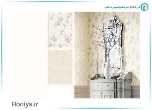 کاغذ دیواری گلدار سه بعدی برجسته کد 99015 5 کاغذ دیواری گلدار سه بعدی برجسته کد 99015
