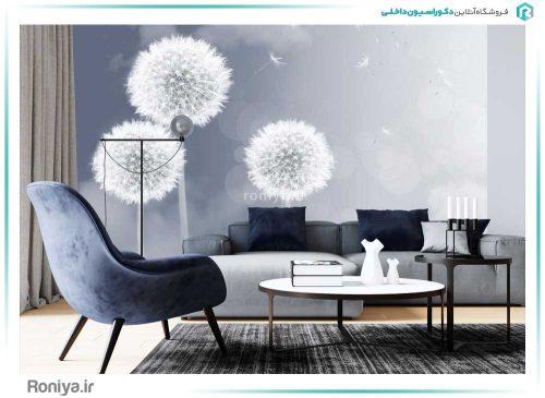 پوستر دیواری قاصدک سفید کد AB-017 3 پوستر دیواری قاصدک سفید کد AB-017