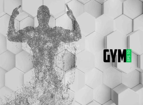 پوستر دیواری باشگاه بدنسازی کد 3D-036 3 پوستر دیواری باشگاه بدنسازی کد 3D-036