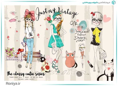 پوستر دیواری فانتزی مزون کد FS-025 2 پوستر دیواری فانتزی مزون کد FS-025