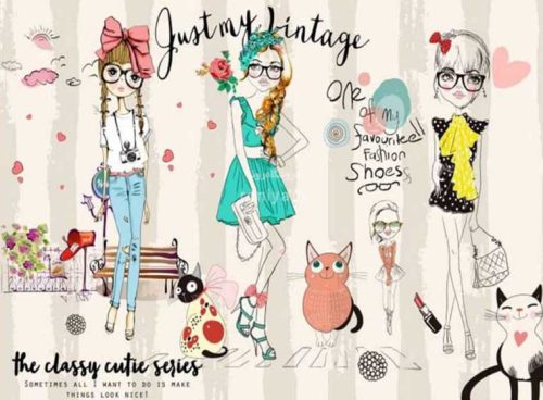 پوستر دیواری فانتزی مزون کد FS-025 3 پوستر دیواری فانتزی مزون کد FS-025