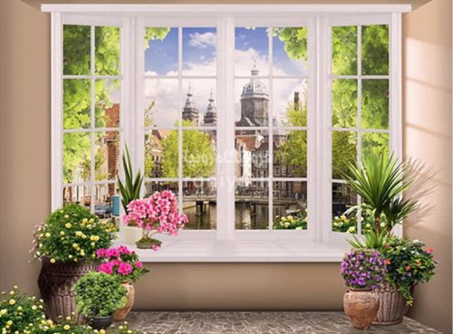 پوستر دیواری پنجره رو به طبیعت Code-LS-111