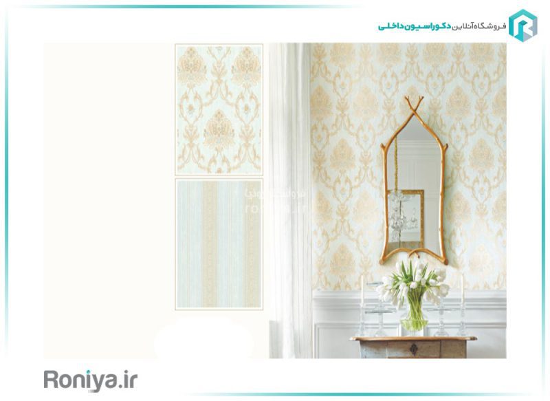 کاغذ دیواری طرح دار کلاسیک کد 99033 2 کاغذ دیواری طرح دار کلاسیک کد 99033