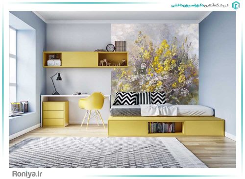 پوستر دیواری نقاشی گل کد 3DF-259 2 پوستر دیواری نقاشی گل کد 3DF-259