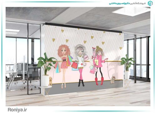 پوستر دیواری مزون دخترانه کد FS-038