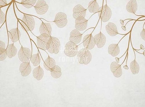 پوستر دیواری شاخ و برگ Code-LS-126 4 پوستر دیواری شاخ و برگ Code-LS-126