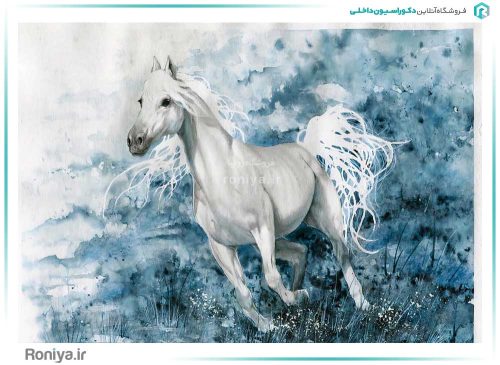 پوستر دیواری سه بعدی اسب کد RT-046 2 پوستر دیواری سه بعدی اسب کد RT-046