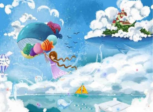 پوستر رویایی اتاق کودک CN-0231 2 پوستر رویایی اتاق کودک CN-0231