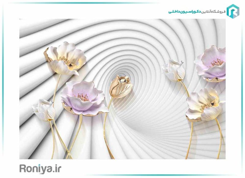 پوستر سه بعدی گل 3DF-312