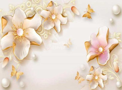 پوستر گل برای پذیرایی 3DF-513 4 پوستر گل برای پذیرایی 3DF-513