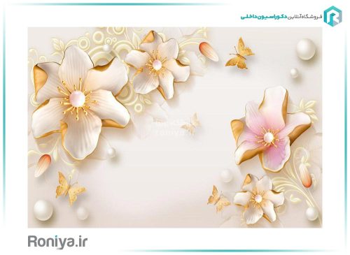پوستر گل برای پذیرایی 3DF-513 3 پوستر گل برای پذیرایی 3DF-513