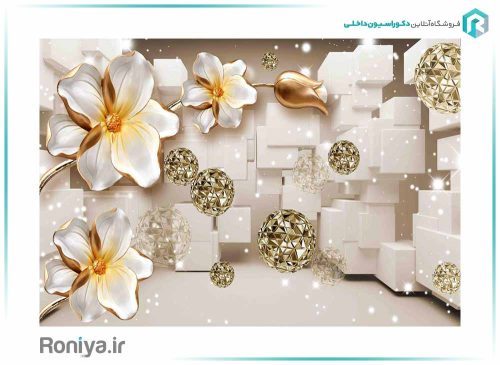 پوستر گل برجسته 3DF-317 4 پوستر گل برجسته 3DF-317