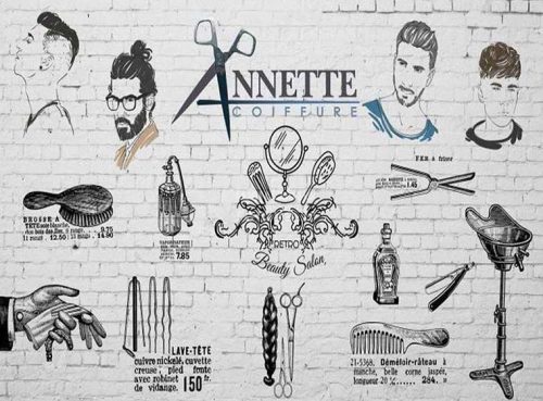 کاغذ پوستری آرایشگاه مردانه BS-107 2 کاغذ پوستری آرایشگاه مردانه BS-107