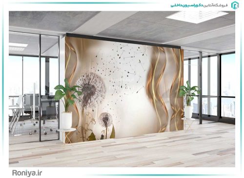 پوستر دیواری قاصدک طلایی کد 3DF-204 3 پوستر دیواری طرح کولوسئوم کد 3D-051