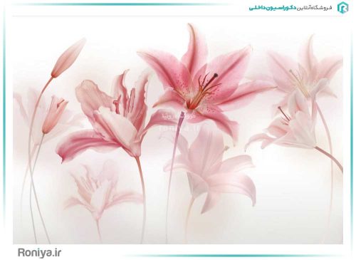 پوستر دیواری صورتی کد 3DF-076 2 پوستر دیواری صورتی کد 3DF-076