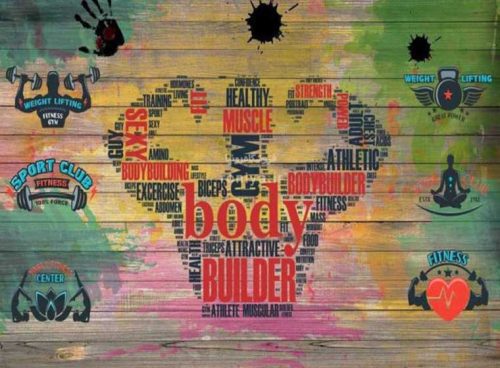 پوستر دیواری ورزشی طرح چوب کد CH-1003 4 پوستر دیواری ورزشی طرح چوب کد CH-1003