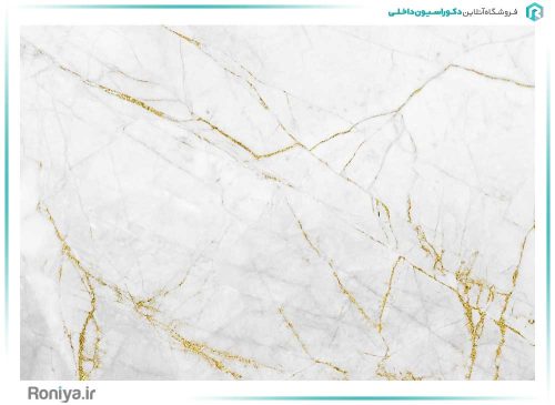 وستر دیواری طرح سنگ رگه های طلایی کد AB-015