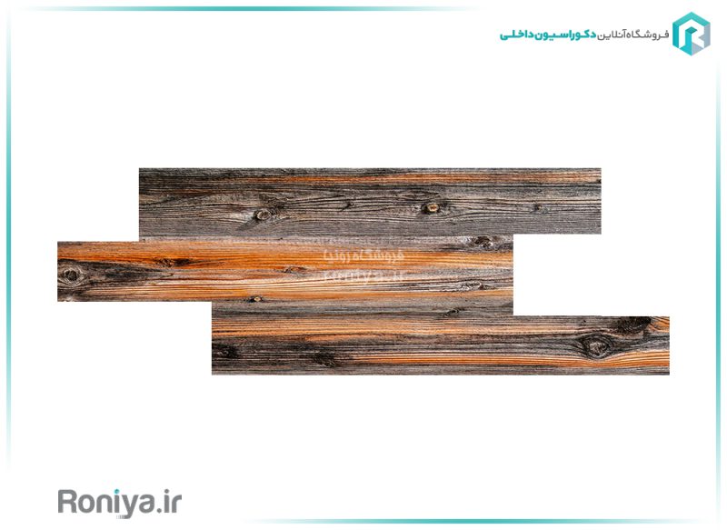 دیوارپوش دکوراتیو بتن پلیمری طرح چوب WD-08