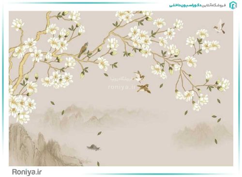 پوستر شکوفه های زرد کد 3DF-041 3 پوستر شکوفه های زرد کد 3DF-041