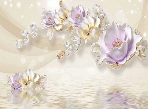 پوستر سه بعدی گل 3DF-313