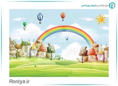 کاغذ اتاق کودک طرح بالن CN-0249 2 کاغذ اتاق کودک طرح بالن CN-0249