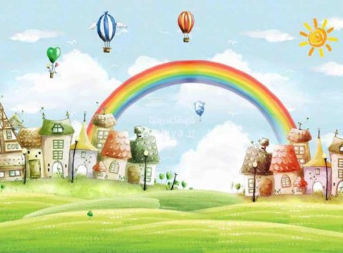 کاغذ اتاق کودک طرح بالن CN-0249 3 کاغذ اتاق کودک طرح بالن CN-0249