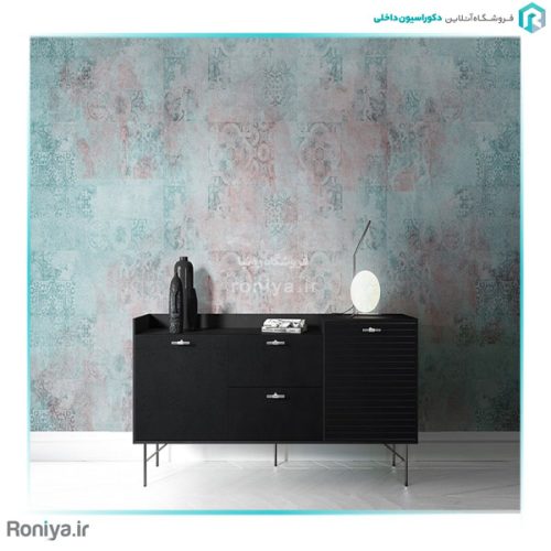 پوستر دیواری فیروزه ای کد 3DF-139