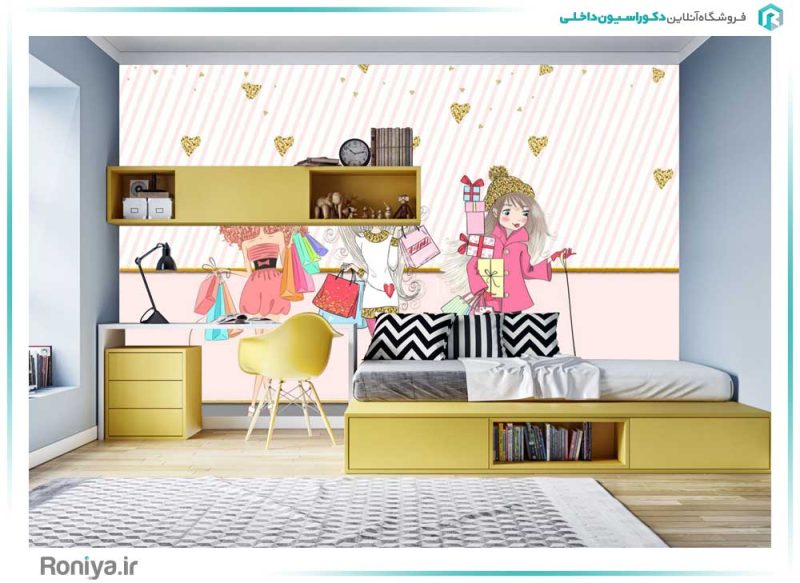 پوستر دیواری مزون دخترانه کد FS-038