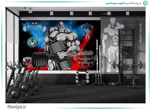پوستر دیواری سه بعدی بدنسازی کد SP-005 3 پوستر دیواری سه بعدی بدنسازی کد SP-005
