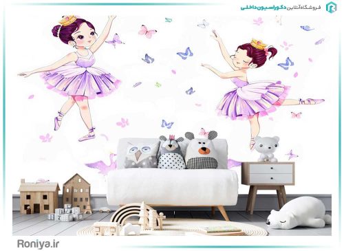 پوستر دیواری دخترانه رقص باله کد CN-090 3 پوستر دیواری دخترانه رقص باله کد CN-090