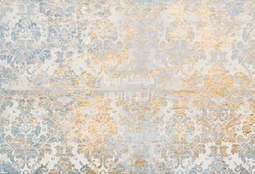 پوستر دیواری داماسک طوسی طلاییCode-D-112 3 پوستر دیواری داماسک طوسی طلاییCode-D-112