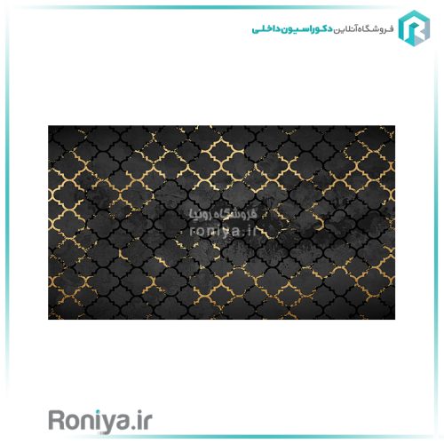 پوستر دیواری طرح مشکی طلایی لاکچریCode-LX-92 2 پوستر دیواری طرح مشکی طلایی لاکچریCode-LX-92
