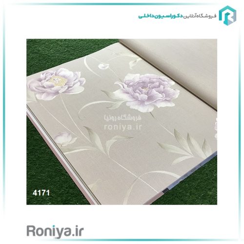 کاغذ دیواری گلدار درشت