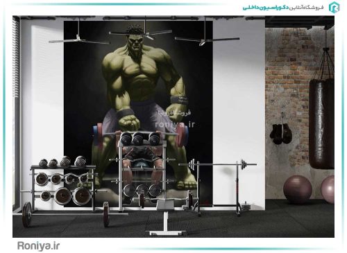 پوستر دیواری سه بعدی باشگاه بدنسازی کد LS-015 3 پوستر دیواری سه بعدی باشگاه بدنسازی کد LS-015