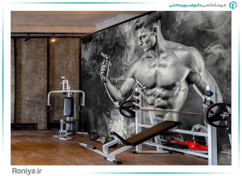 پوستر دیواری سه بعدی فیتنس کد NT-135 2 پوستر دیواری سه بعدی فیتنس کد NT-135