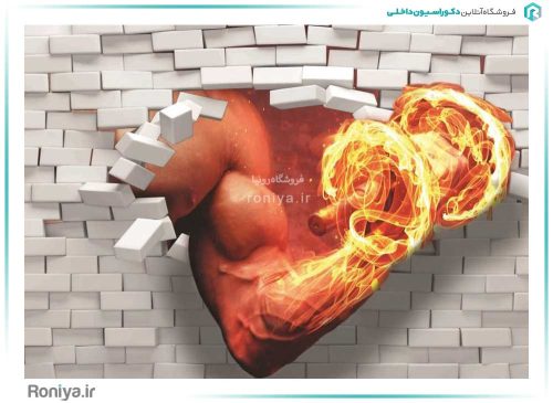 پوستر دیواری ورزشی طرح آجر Code-TA-170 2 پوستر دیواری ورزشی طرح آجر Code-TA-170