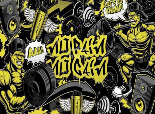 پوستر دیواری ورزشی مخصوص باشگاه کد 3DF-189 4 پوستر دیواری ورزشی مخصوص باشگاه کد 3DF-189