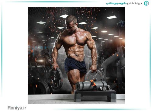 پوستردیواری مرد ورزشکار TA-137 2 پوستردیواری مرد ورزشکار