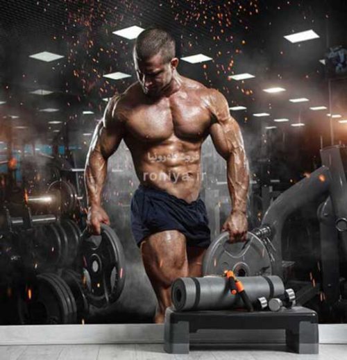 پوستردیواری مرد ورزشکار TA-137 4 پوستردیواری مرد ورزشکار TA-137