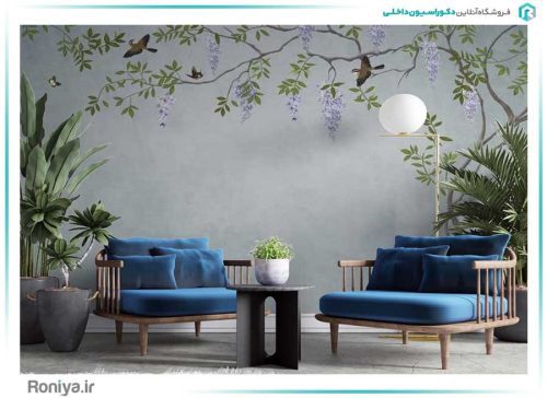 پوستر دیواری طرح درخت کد 3DF-218 3 پوستر دیواری طرح درخت کد 3DF-218