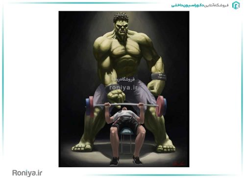 پوستر دیواری سه بعدی باشگاه بدنسازی کد LS-015 2 پوستر دیواری سه بعدی باشگاه بدنسازی کد LS-015