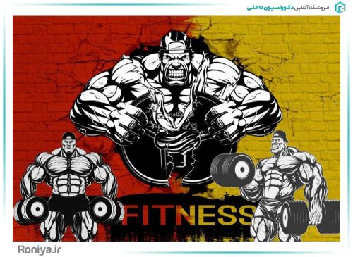 پوستر دیواری طرح فیتنس CN-0226 2 پوستر دیواری طرح فیتنس CN-0226