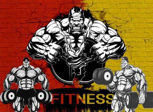 پوستر دیواری طرح فیتنس CN-0226 3 پوستر دیواری طرح فیتنس CN-0226