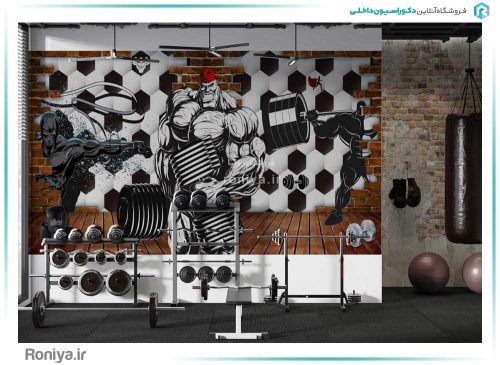 پوستر دیواری ورزشی سه بعدی کد Z141 3 پوستر دیواری ورزشی سه بعدی کد Z141
