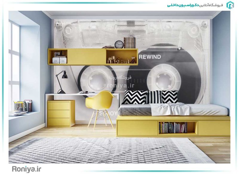 پوستر دیواری نوستالژی کاست کد 3DF-199